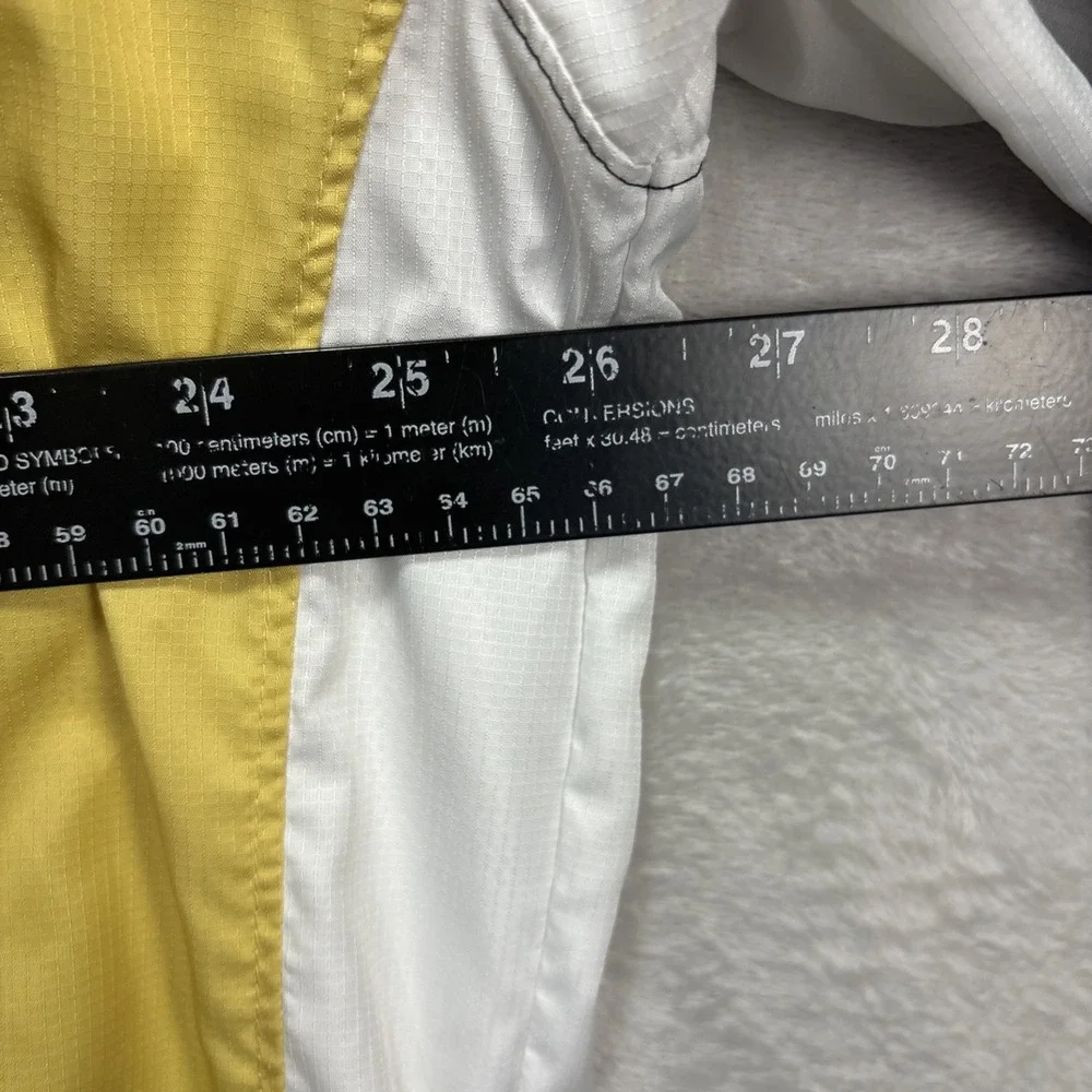 Nike Jacket Mens XL Running Neon Yellow/Black Windbreaker Mesh Lined